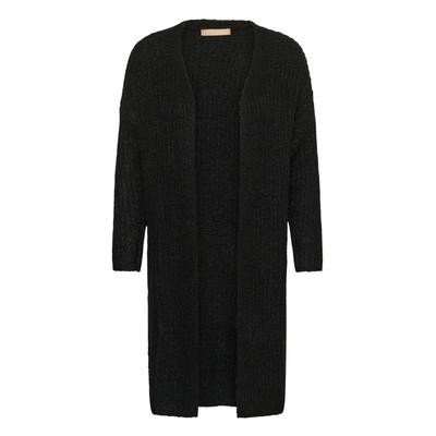 Strickjacke CULTURE "Damen Strickjacke CUkaia", Damen, Gr. SM, schwarz, Strickjacken Strickjacke