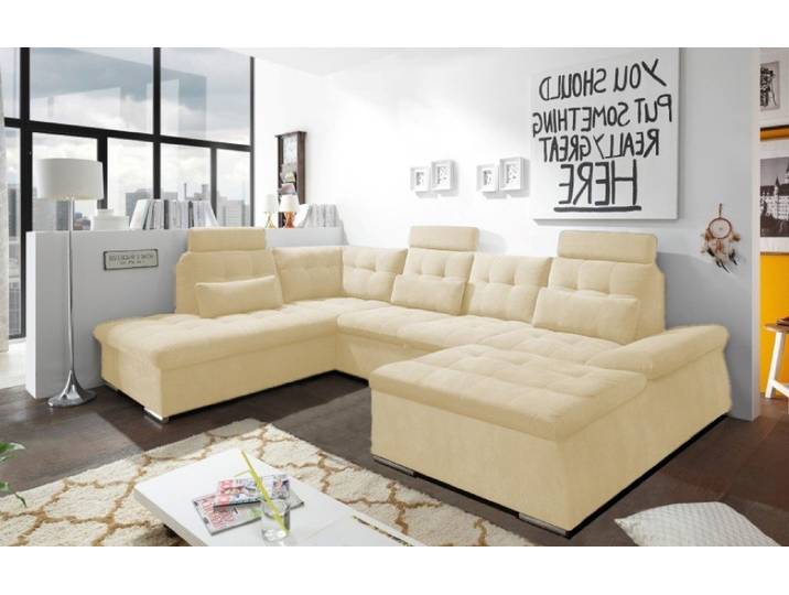 ED EXCITING DESIGN Wohnlandschaft Nalo, mit Schlaffunktion