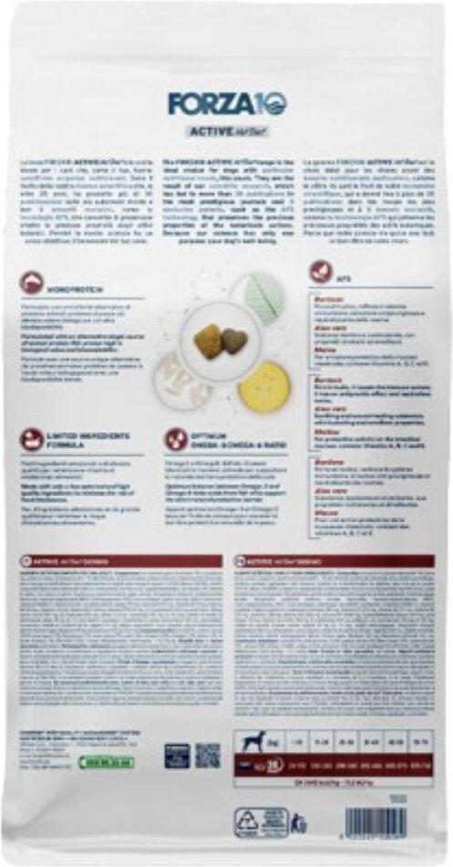 Forza10 Dog Active Vet Diet Dermo 10KG