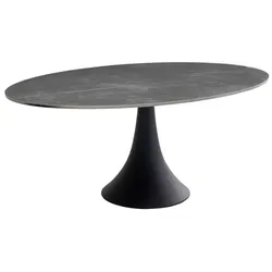 KARE DESIGN Esstisch Grande Possibilita 180x120cm Keramik Schwarz 180 cm