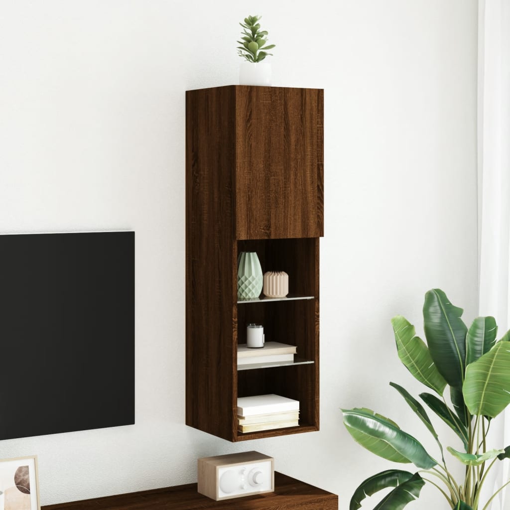 vidaXL Ensemble meuble TV Medium Brown Oak