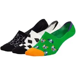DILLY SOCKS Füßlinge Hidden Dog Geometrics, Größe 39/42 in Bunt Bunt