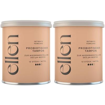Ellen Probiot Tamp Mittel x2 2x12 St Tampon