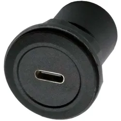 Exsys EX-49214 (USB-C), USB Adapter, Schwarz