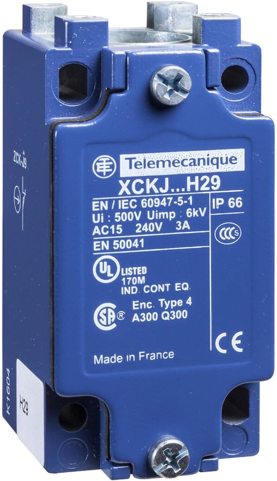 Telemechanique Sensors Hilfsschaltergehäuse Monoblock Metall ZCKJ9H29)