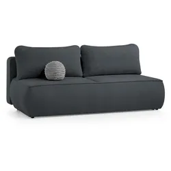 SCHLAFSOFA Darling 2-Sitzer, mit Bettkasten, Schwarz