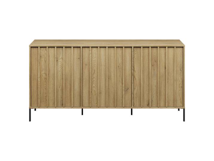 Mid.you Sideboard Granada, Eiche, Holz, Eiche, 3 Fächer, 180x88.2x40 cm, Holzmöbel, Kleinmöbel Holz, Holzkommoden, Sideboards Holz