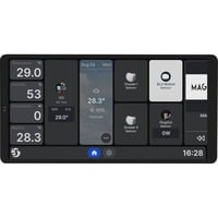 Wall Display X2i, Bedienteil silber