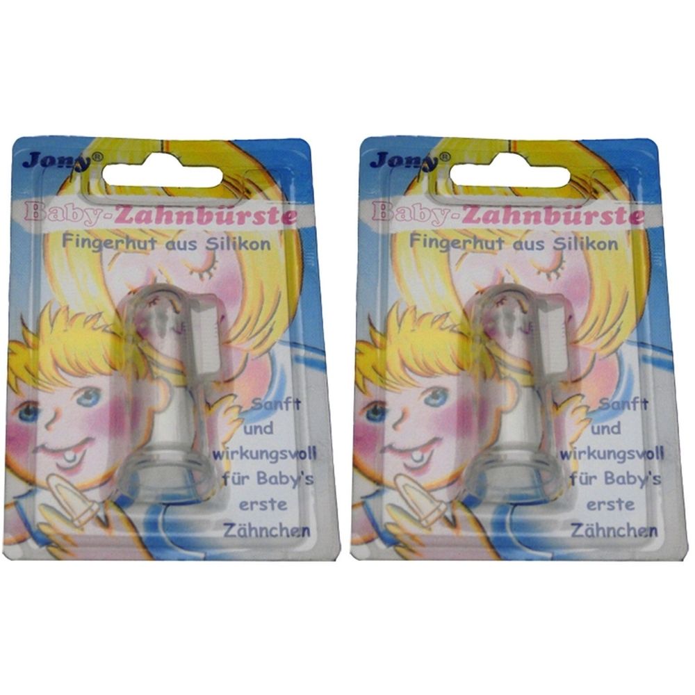 Babyzahnbürste Fingerhut 2x 2x1 St Zahnbürste