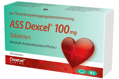 Dexcel Pharma GmbH ASS Dexcel 100 mg Tabletten 50 St 09064645