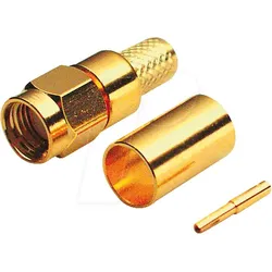 SMA REV ST-58 - SMA-Reverse-Stecker, Crimp für RG58/141