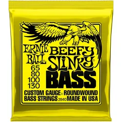 Ernie Ball Slinky Beefy (4x, Bass, 0.13"), Saiten