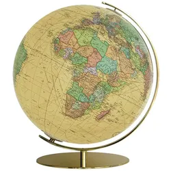 Tischglobus Regent Ø 40 cm Royal Kristallglas Messing
