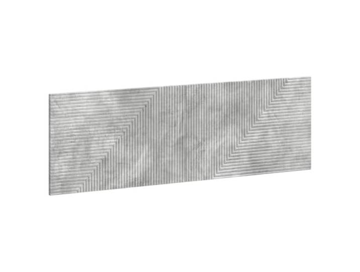 GHVBNMF Wandmontiertes Kopfteil HAARLEM Betongrau Holzwerkstoff 160x50 cm Platzsparendes Wandbett-Rückenteil in Betongrau mit integrierten Fächern für Schlafzimmer und Gästezimmer.