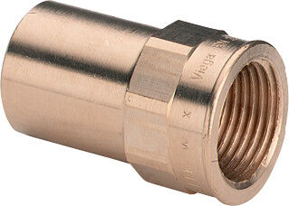 Viega Pièce enfichable Sanpress 130954 28 mm x Rp 3/4, bronze ou bronze silicium, embout mâle