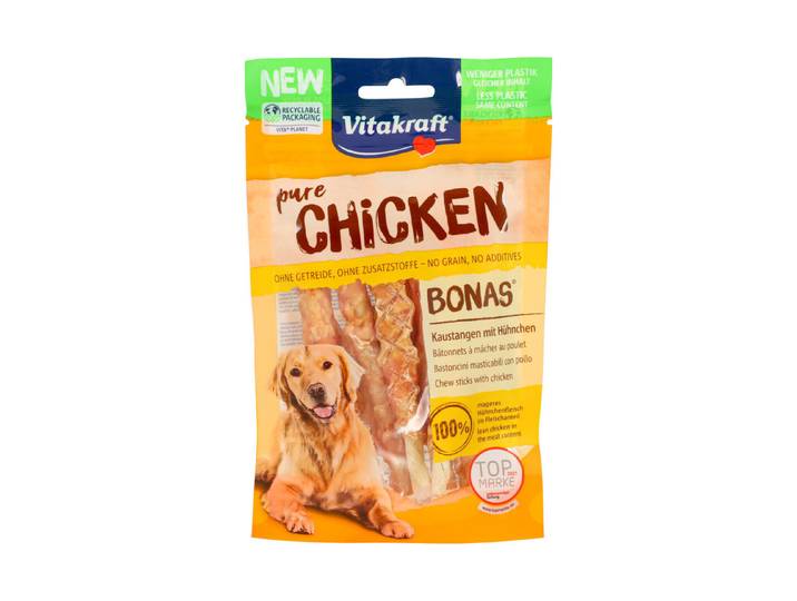 Vitakraft pure Chicken Bonas Kaustangen mit Hünchen 80g