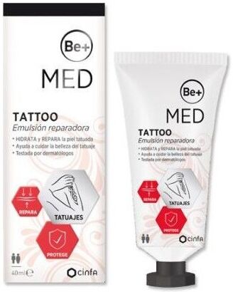 Be+ Med Tattoo Emulsión Reparadora 40 ml