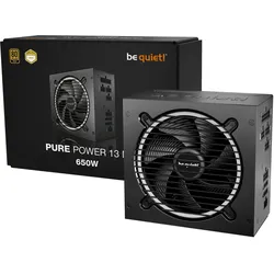 be quiet! Pure Power 13 M 650 Watt Netzteil 80+ Gold ATX 3.1 PCIe5.1 modular