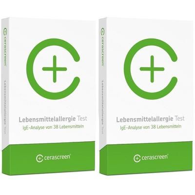 Cerascreen Lebensmittelallergie Test IgE-Analyse 2x 2x1 St