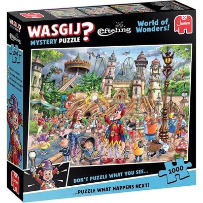 Jumbo 1110100703 - Wasgij Mystery Efteling: World of Wonders! Welt voller Wunder, Comic-Puzzle, 1000 Teile