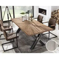 SIT Tops & Tables »Michigan« Teak Massivholz Esstisch 160x90 cm