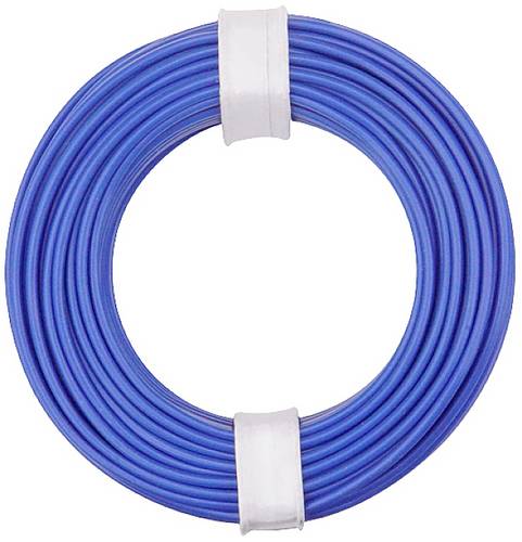 Donau Elektronik 150-012 Litze 1 x 0.50mm² Blau 10m
