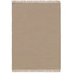 benuta Pop Wollteppich Liv Beige 120x170 cm - Naturfaserteppich aus Wolle