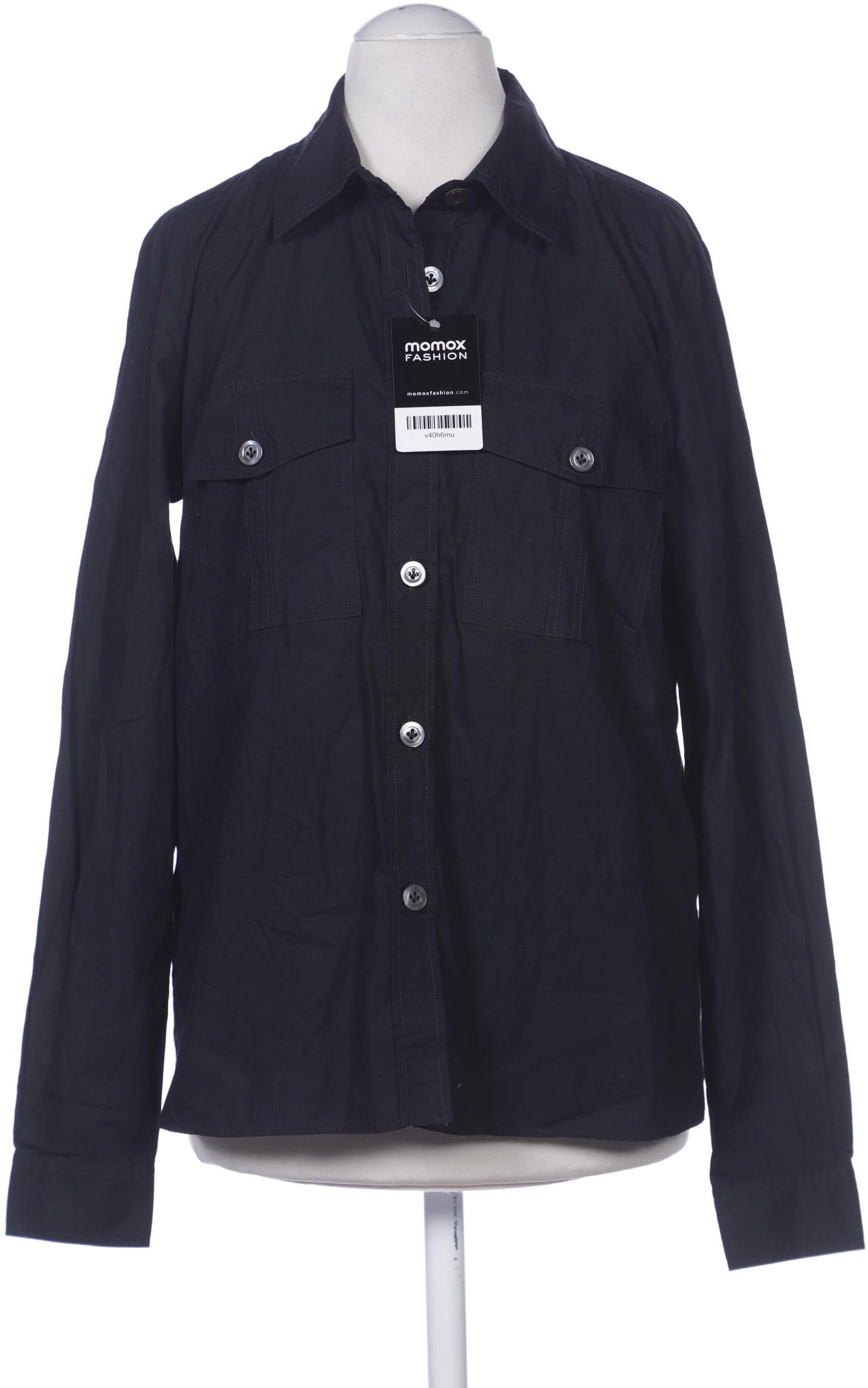 Robert Friedman Damen Bluse, Schwarz, Gr. XS, Baumwolle - Second Hand