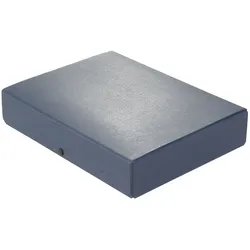 ELBA Dokumentenmappe Hartpappe (RC) 350 g/qm A4 60mm blau Strukturdesign Packung mit 10 Stück
