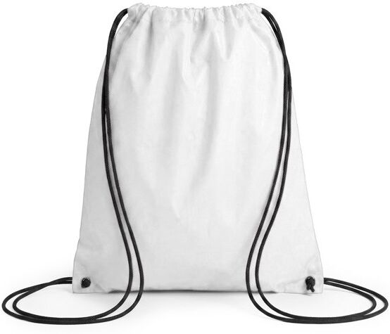 Sac à dos publicitaire en polyester 210D Hamelin blanc UNIQUE