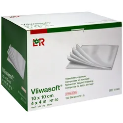 Vliwasoft Vlieskompressen Steril 10x10 c 150 St