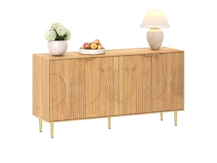 Buffet design moderne et épuré - Rangement intelligent pour salon - Fonctionnel et élégant