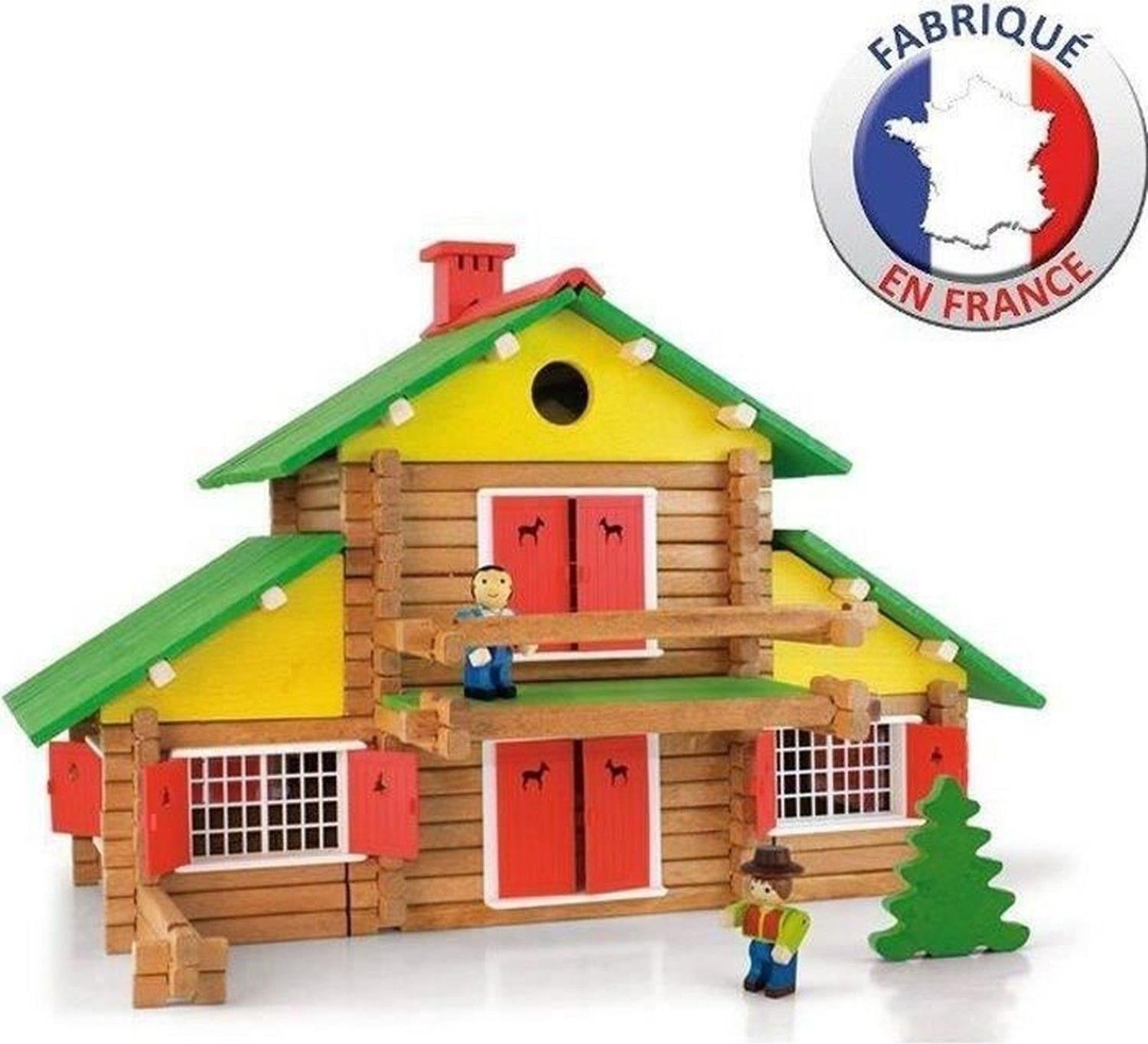 Jeujura My Wooden Chalet bouwpakket met 240 stukjes