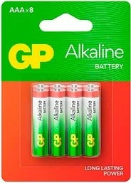 GP Batterien Long Lasting Power Alkaline Mignon AAA 1,5 V, 8 St.