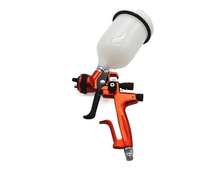 Farbspritzgerät, Hohe Zerstäubung 5000B HVLP/RP Phaser-Spritzpistole-1,3 Noz W/T-Tasse For Car Design Gemalte Spritzpistole,Hohe Effizienz(RP 1.3 nozzle)