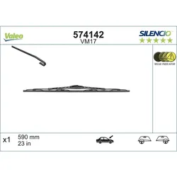 Scheibenwischer VALEO 574142 für Mercedes-Benz 190 124 E