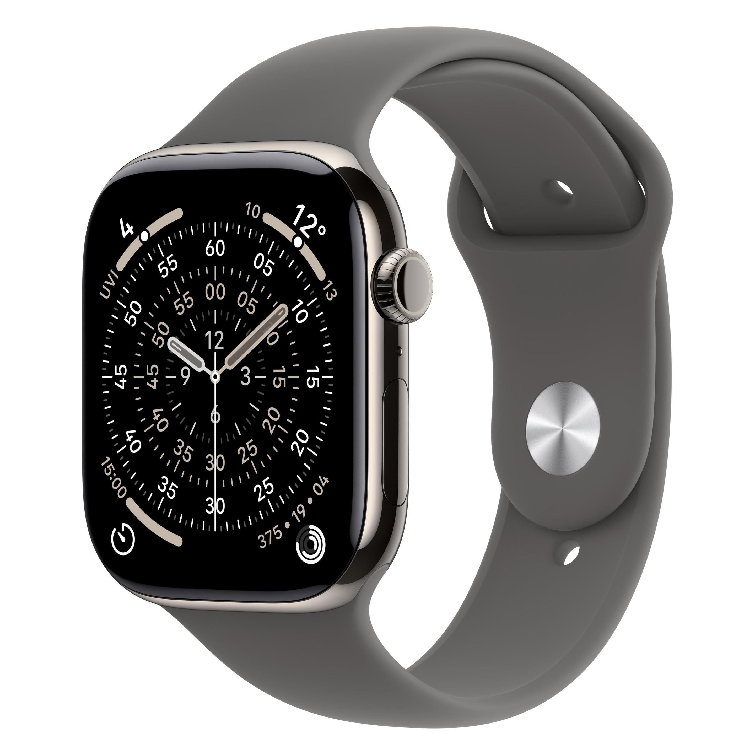Apple Watch Series 11 (46 mm, Titan, Natur, 5G) (MFCX4ZR/A)