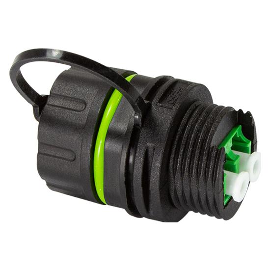 LogiLink Wasserdichter LC-Duplex Steckverbinder mit Schutzkappe (Netzwerk Kupplung) (FA05LC1)