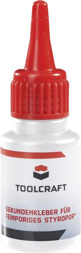 TOOLCRAFT Styrodur Sekundenkleber 886540 20g