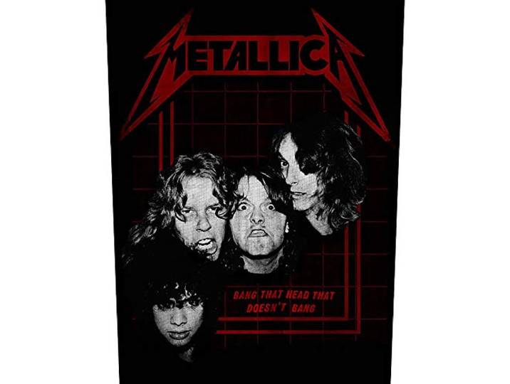 Rock Off Metallica - Bang That Head (Toppa) Merchandising Ufficiale