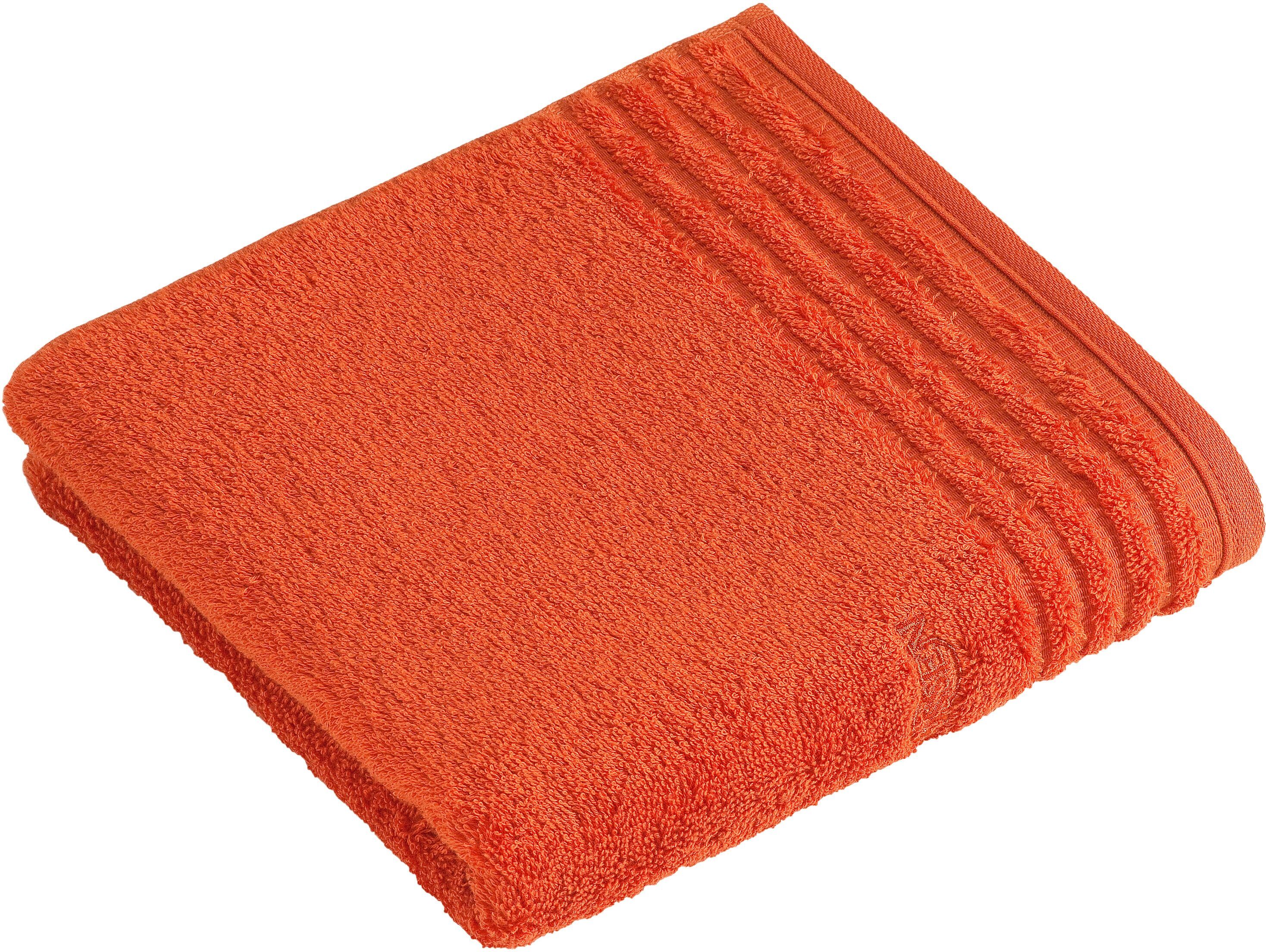 Handtuch VOSSEN "Vienna Style Supersoft", fiesta, B:50cm L:100cm, Webfrottier, Baumwolle, Handtücher, Handtuch, Supersoft Baumwolle fiesta B/L: 50cmx100cm, 1 Stk., Webfrottier