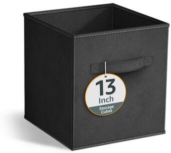 "Sorbus 13"" Foldable Storage Cube Basket Lightweight Organization Solutions - Single Pack - 13"" L x 13"" W x 13"" H"