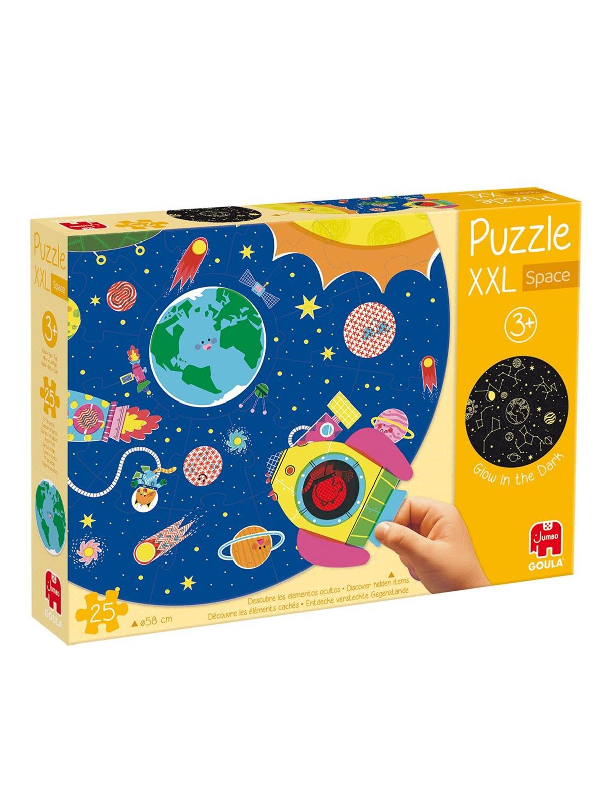 Jumbo Goula Puzzle XXL Space - 27 pcs. 2D Puzzles