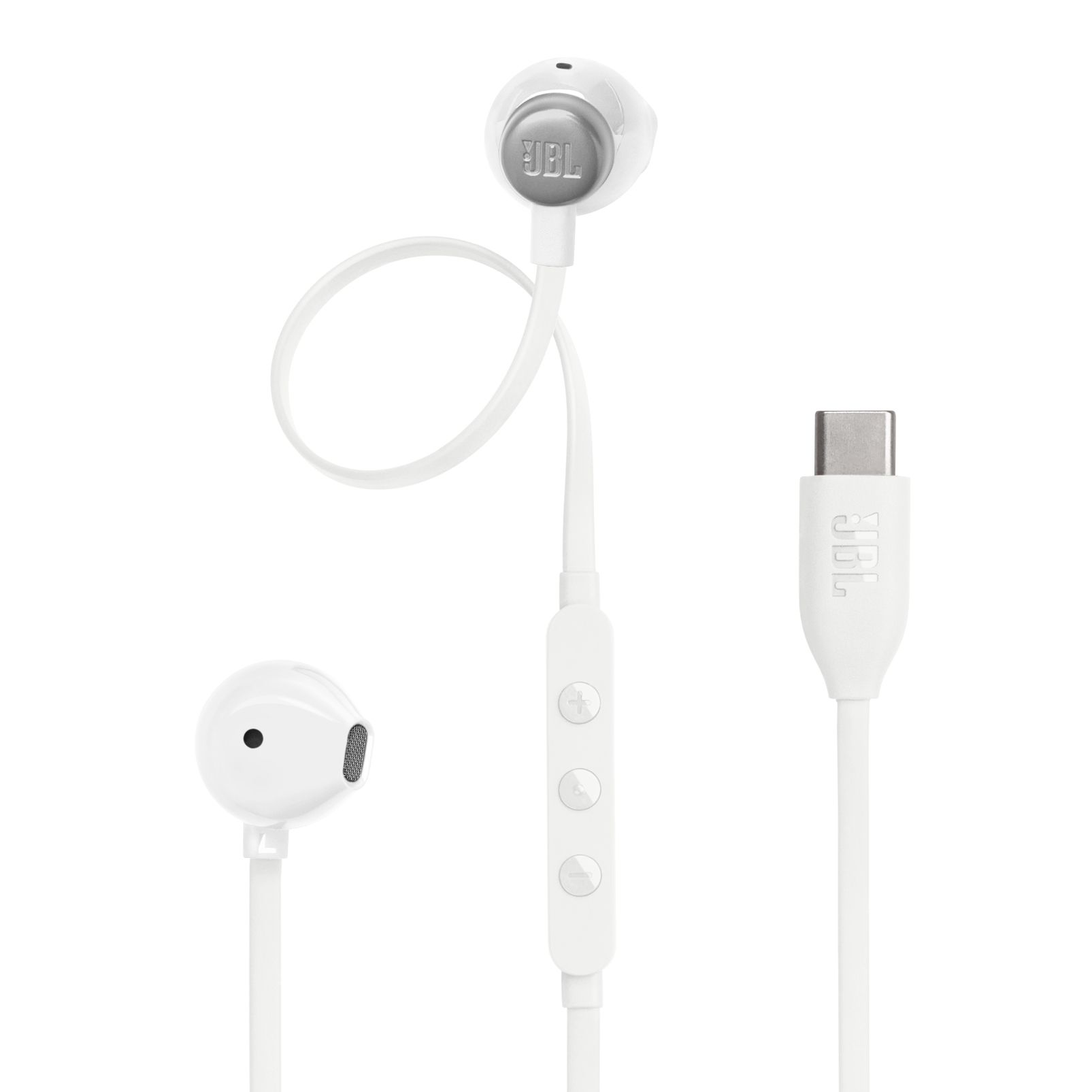 JBL Tune 305C In-Ear Kopfhörer kabelgebunden USB Typ-C (Weiß) JBLT305CWHT