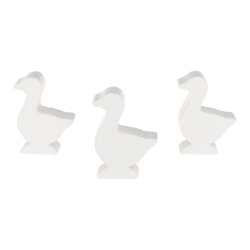 Halmakegel.com Gans - mittel - 39x28x10mm - weiss 256234