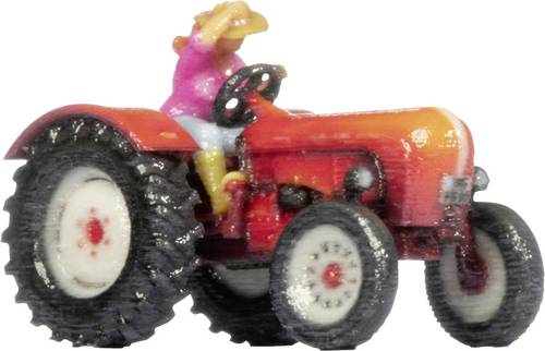 NOCH 0037608 N PKW Modell Porsche Traktor, 3D-Farbe, rot