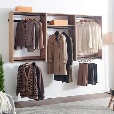 Klair Living Devi Wall Mounted Wood Closet System