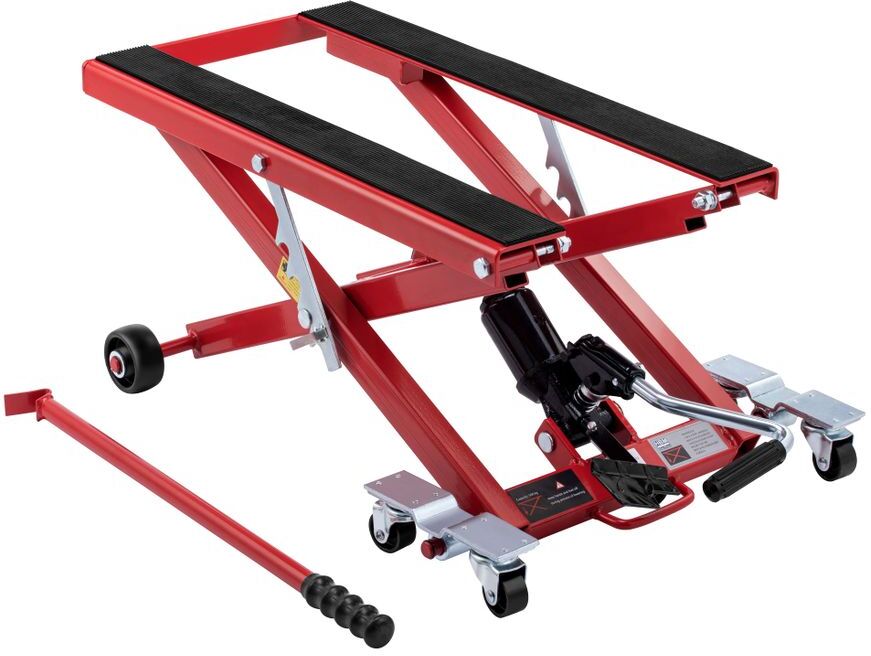 HBM Sollevatore mobile universale per moto - ROSSO