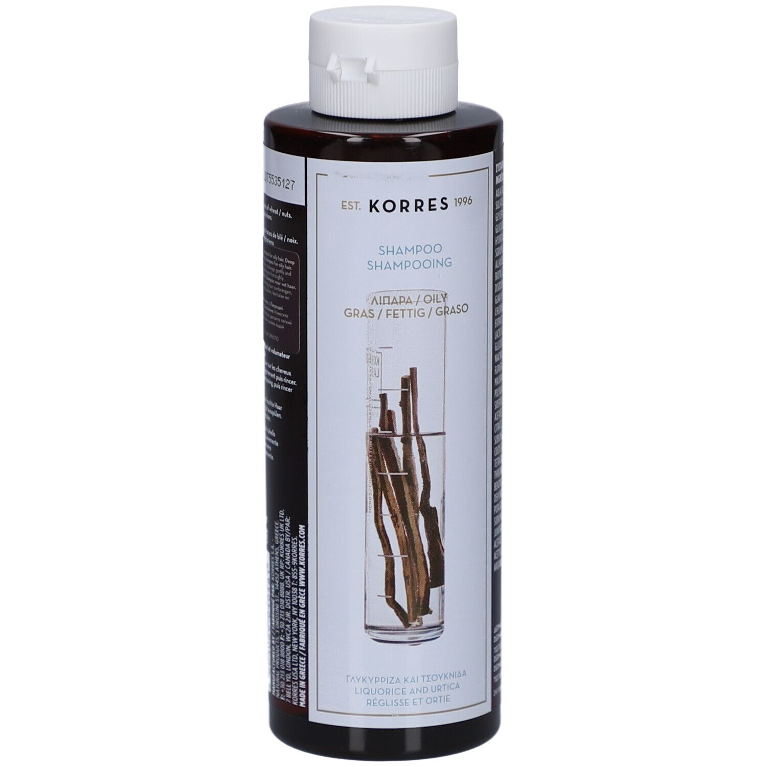 Korres Shampoo Brandnetel & Zoethout ok Nlfrende 250 ml