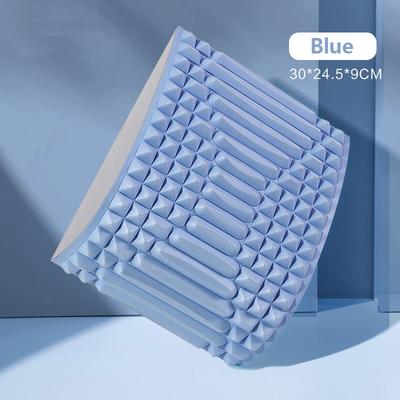 Healfit Counter Lower Back Pain Relief Treatment Stretcher, Herniated Disc Posture Corrector Pillow, Back Stretcher Pillow blue